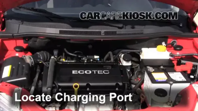 2009 Pontiac G3 1.6L 4 Cyl. Air Conditioner Recharge Freon